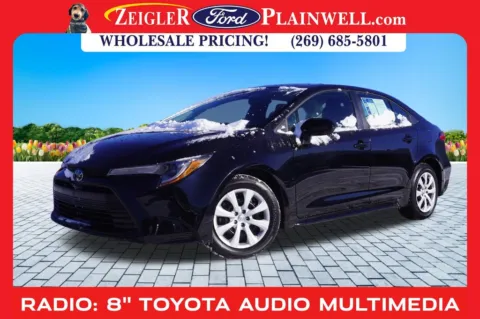 Black 2025 Toyota Corolla LE for sale in Plainwell, MI