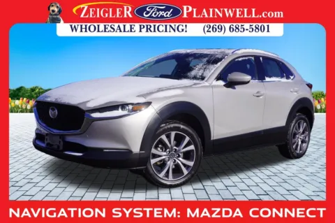White 2024 Mazda CX-30 2.5 S Premium Package for sale in Plainwell, MI