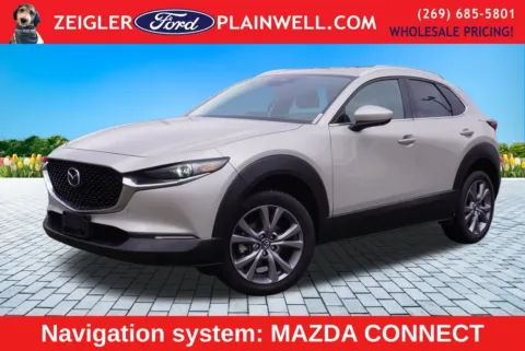 White 2024 Mazda CX-30 2.5 S Premium Package for sale in Plainwell, MI