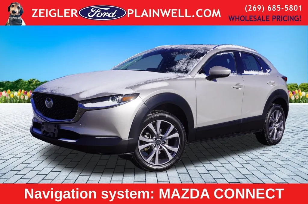 White 2024 Mazda CX-30 2.5 S Premium Package for sale in Plainwell, MI