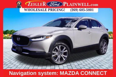 White 2024 Mazda CX-30 2.5 S Premium Package for sale in Plainwell, MI
