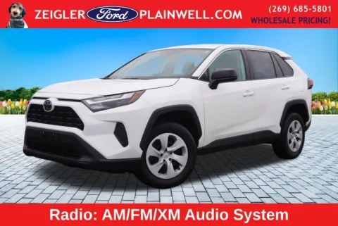 White 2024 Toyota RAV4 LE for sale in Plainwell, MI