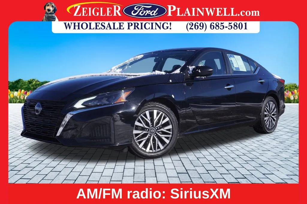 Black 2024 Nissan Altima 2.5 SV for sale in Plainwell, MI