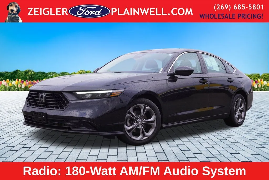 Black 2024 Honda Accord EX for sale in Plainwell, MI