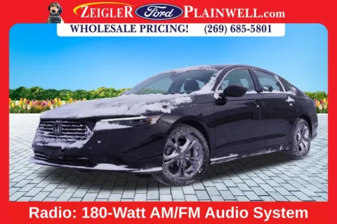 Black 2024 Honda Accord EX for sale in Plainwell, MI
