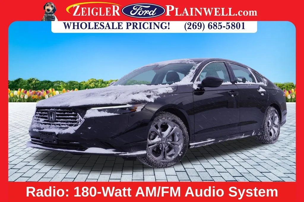 Black 2024 Honda Accord EX for sale in Plainwell, MI