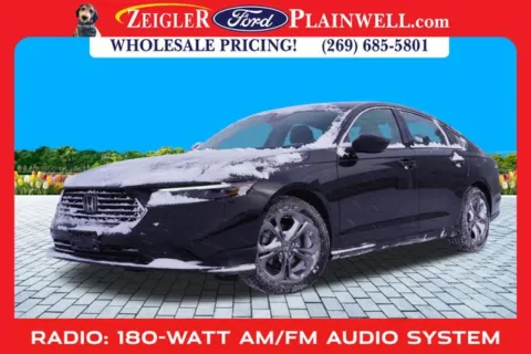 Black 2024 Honda Accord EX for sale in Plainwell, MI