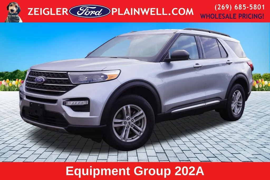 Silver 2024 Ford Explorer XLT for sale in Plainwell, MI