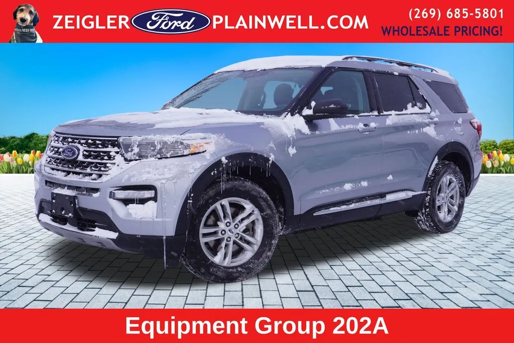 Silver 2024 Ford Explorer XLT for sale in Plainwell, MI