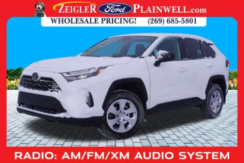 White 2023 Toyota RAV4 LE for sale in Plainwell, MI
