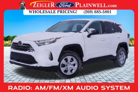 White 2023 Toyota RAV4 LE for sale in Plainwell, MI