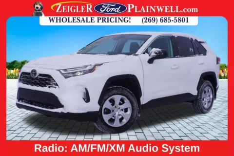White 2023 Toyota RAV4 LE for sale in Plainwell, MI