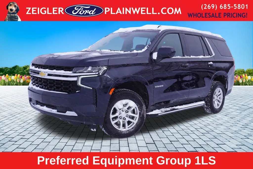 Blue 2023 Chevrolet Tahoe LS for sale in Plainwell, MI