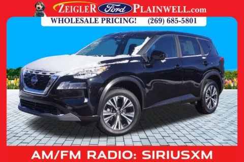 Black 2023 Nissan Rogue SV for sale in Plainwell, MI