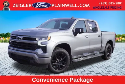 Silver 2024 Chevrolet Silverado 1500 RST for sale in Plainwell, MI