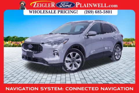 Silver 2024 Ford Escape Platinum for sale in Plainwell, MI