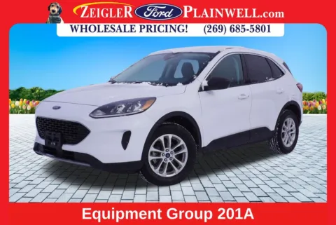 White 2022 Ford Escape Hybrid SE for sale in Plainwell, MI
