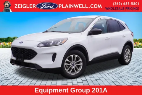 White 2022 Ford Escape Hybrid SE for sale in Plainwell, MI