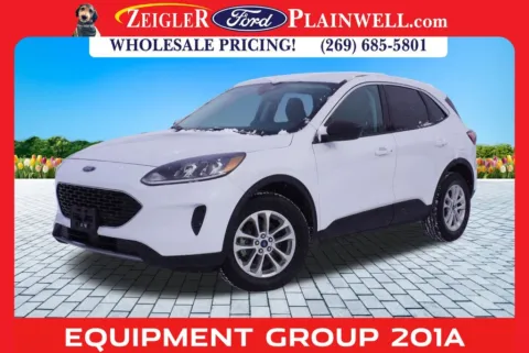 White 2022 Ford Escape Hybrid SE for sale in Plainwell, MI