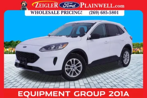 White 2022 Ford Escape Hybrid SE for sale in Plainwell, MI