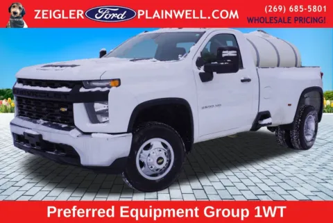 White 2022 Chevrolet Silverado 3500HD Work Truck for sale in Plainwell, MI