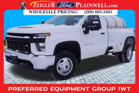 White 2022 Chevrolet Silverado 3500HD Work Truck for sale in Plainwell, MI