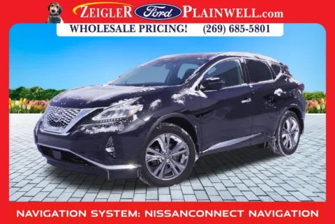 Black 2021 Nissan Murano Platinum for sale in Plainwell, MI