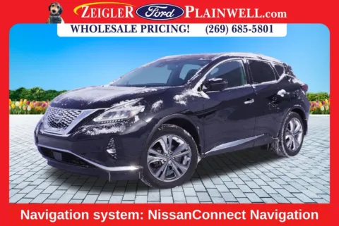 Black 2021 Nissan Murano Platinum for sale in Plainwell, MI