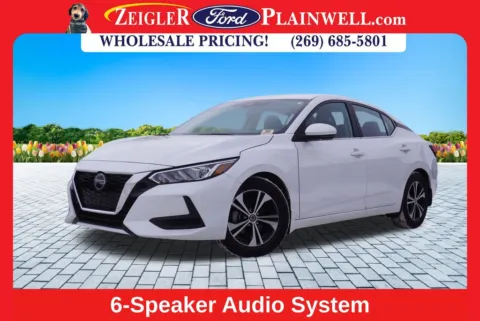 White 2020 Nissan Sentra SV for sale in Plainwell, MI