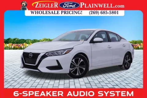 White 2020 Nissan Sentra SV for sale in Plainwell, MI