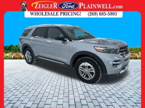 Silver 2020 Ford Explorer XLT for sale in Plainwell, MI