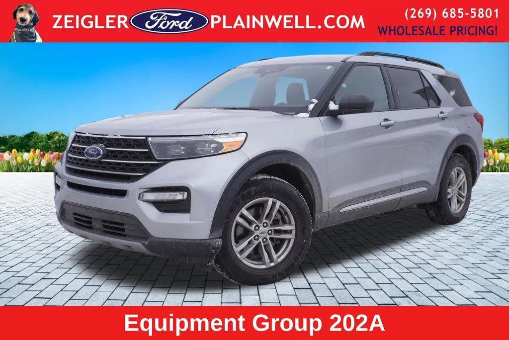 Silver 2020 Ford Explorer XLT for sale in Plainwell, MI