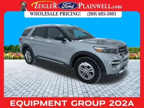 Silver 2020 Ford Explorer XLT for sale in Plainwell, MI