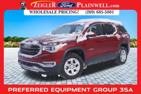 Red 2019 GMC Acadia SLE-1 for sale in Plainwell, MI