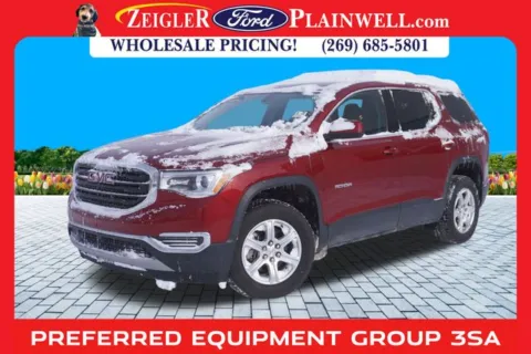 Red 2019 GMC Acadia SLE-1 for sale in Plainwell, MI