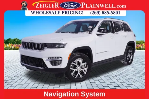 White 2024 Jeep Grand Cherokee Limited for sale in Plainwell, MI