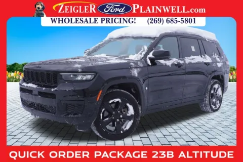 Black 2023 Jeep Grand Cherokee L Altitude for sale in Plainwell, MI