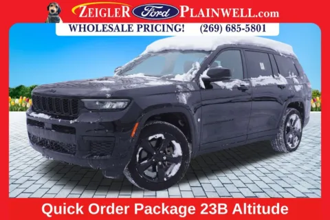 Black 2023 Jeep Grand Cherokee L Altitude for sale in Plainwell, MI