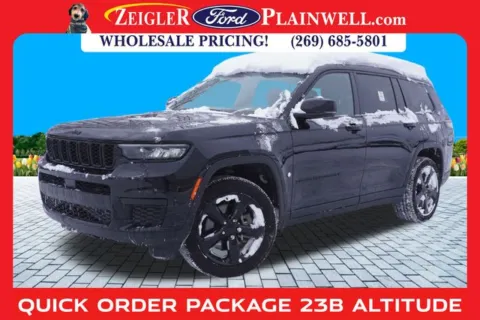 Black 2023 Jeep Grand Cherokee L Altitude for sale in Plainwell, MI