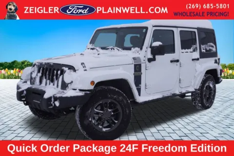 White 2018 Jeep Wrangler JK Unlimited Sport for sale in Plainwell, MI