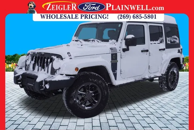 White 2018 Jeep Wrangler JK Unlimited Sport for sale in Plainwell, MI
