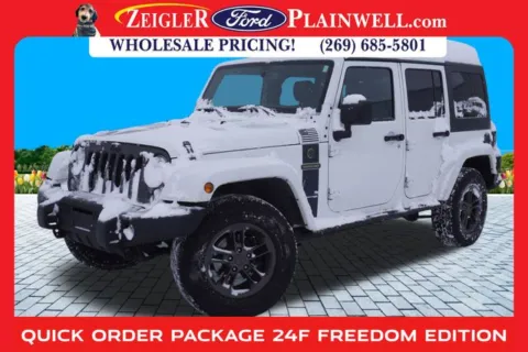 White 2018 Jeep Wrangler JK Unlimited Sport for sale in Plainwell, MI