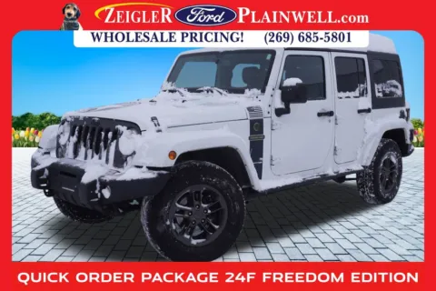 White 2018 Jeep Wrangler JK Unlimited Sport for sale in Plainwell, MI