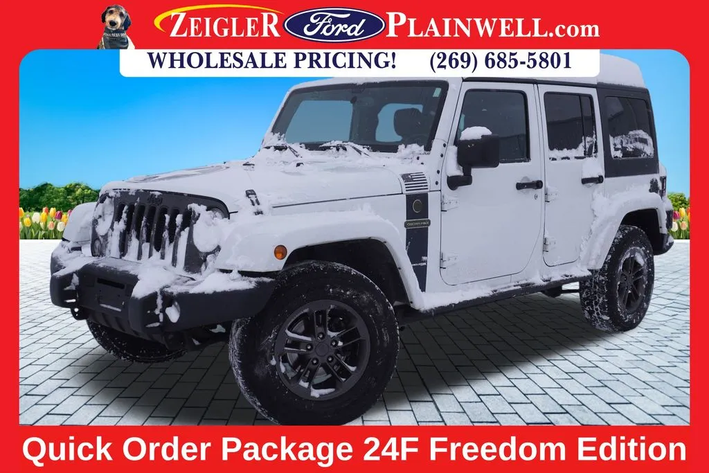 White 2018 Jeep Wrangler JK Unlimited Sport for sale in Plainwell, MI