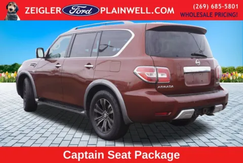 Another view of 2017 Nissan Armada Platinum for sale in Plainwell, MI at Zeigler Ford of Plainwell