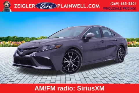 Gray 2023 Toyota Camry Hybrid SE for sale in Plainwell, MI