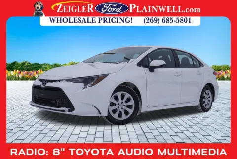White 2024 Toyota Corolla LE for sale in Plainwell, MI