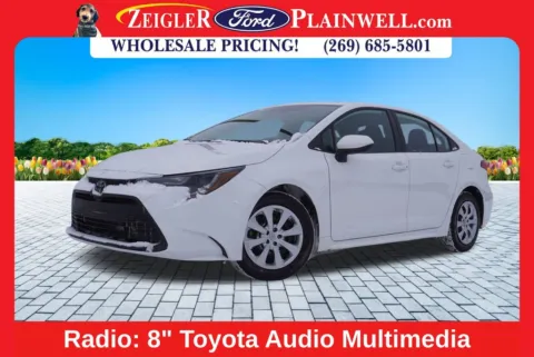 White 2024 Toyota Corolla LE for sale in Plainwell, MI