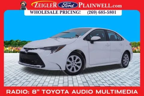 White 2024 Toyota Corolla LE for sale in Plainwell, MI