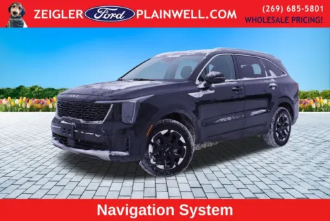 Black 2024 Kia Sorento S for sale in Plainwell, MI
